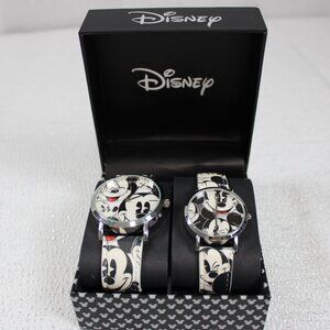 NWT Disney Mickey & Minnie Mouse His Hers Boxed Watch Set (Original Price $99)